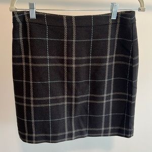 Loft plaid skirt